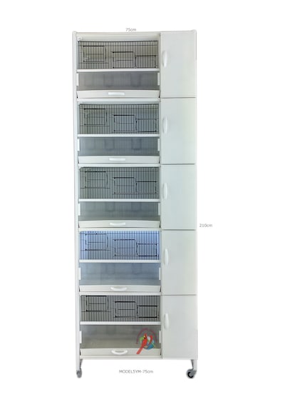 İstanbul Kafes Model 5Y Pvc Kuş Dolabı