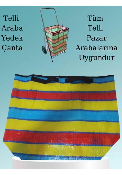 Telli Pazar Arabası Yedek Çanta