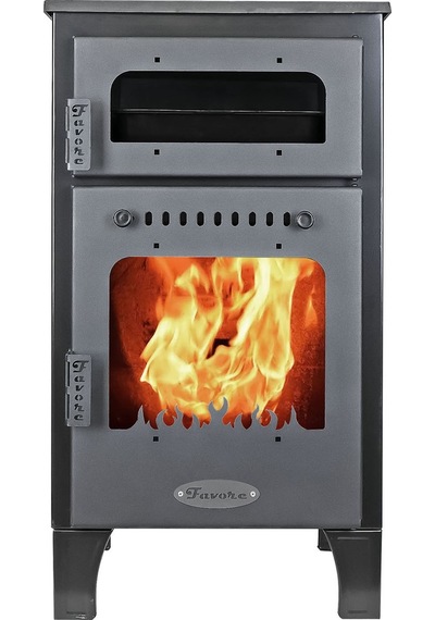 Jupiter Fırınlı Pelet&odun Sobası Kuru Sistem Çam Peleti 10kw.