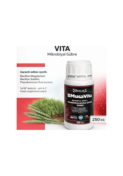 Bmusavita 250cc Microbiyal Gübre 250 ML