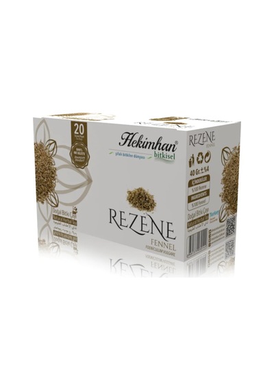 Hekimhan Bitkisel Rezene Doğal Bitki Çayı Süzen Poşet 2'li 20 x 2 G