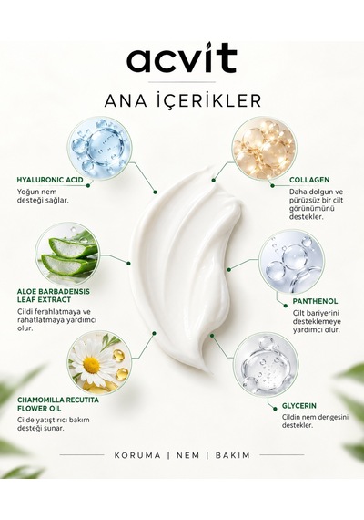 Acvit Yüksek Korumalı ve Mineralli Güneş Kremi SPF50+ 100 ML