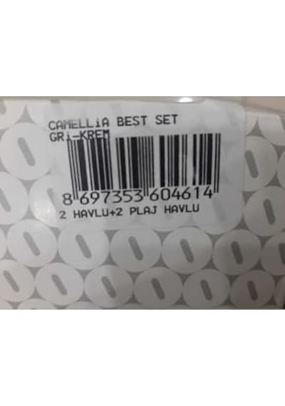 Özdilek Camellıa Gri-krem 4 Parça Best Set Havlu Diğer