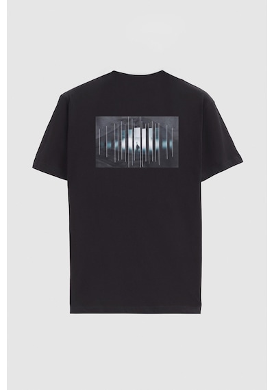 Twn Regular Fit Siyah Baskılı %100 Pamuk T-shirt 2ec14ort05213 001