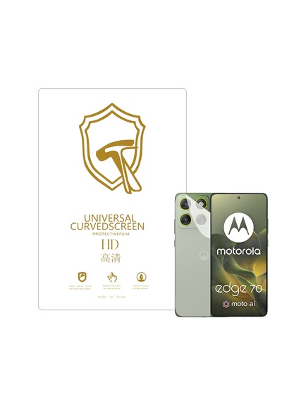 Microcase Motorola Edge 70 İle Uyumlu Full Tpu Nano Arka Ekran Koruma Filmi - Ekm102