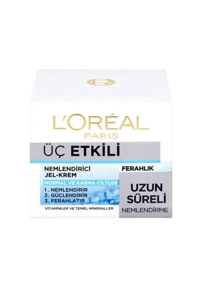Loreal Üç Etkili Nemlendirici Jel Krem