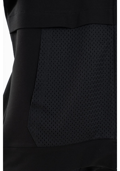 Maraton Sportswear Comfort Kadın Dik Yaka Düşük Kol Basic Siyah-siyah Tracktop 22178-siyah-siyah Siyah - Siyah