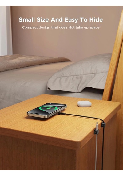 Joyroom Zs368 Premium Magnetik Kablo Düzenleyici Organizer 3 Adet Beyaz