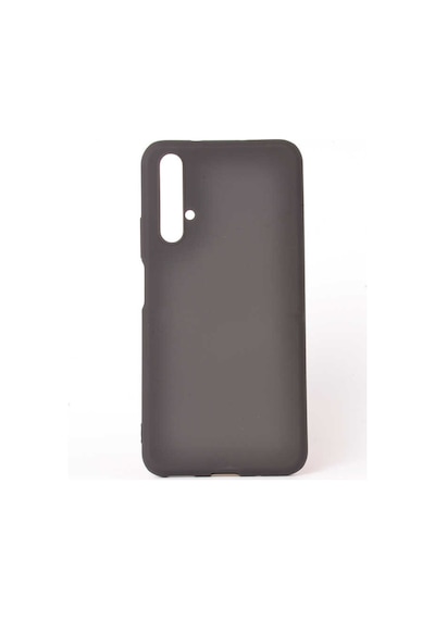 Noktaks - Huawei Honor 20 Uyumlu - Kılıf Mat Soft Premier Silikon Kapak - Siyah