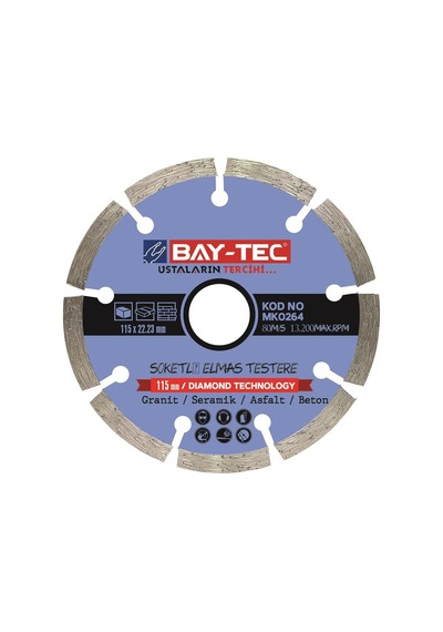 Baytec Soketli Elmas Testere 180 Mm Mk0265