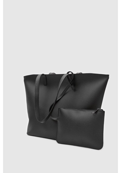 Shule Bags Carrie Cüzdanlı Omuz Çantası Siyah Siyah