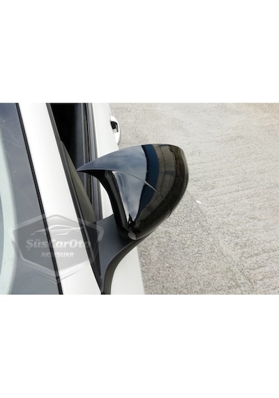 ŞüsCarOto Fiat Egea Batman Yarasa Ayna Kapağı Piano Black ABS Plastik
