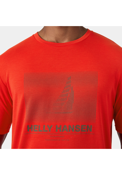 Helly Hansen Hp Race Graphic Erkek T-shirt-32457 Kırmızı