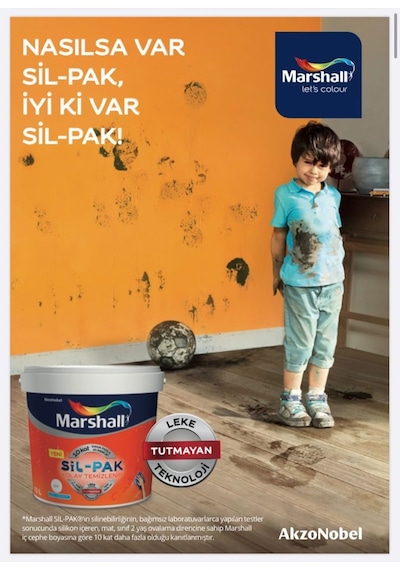 Marshall Sil-Pak Silinebilir Iç Cephe Boyası 7.5 Lt Marshall Sil-Pak Silinebilir Iç Cephe Boyası 7.5 Lt