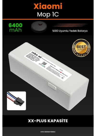 Xiaomi Mi Vacuum Mop 1c 6400mAh Robot Süpürge Bataryası