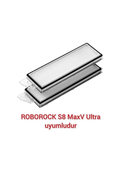 Roborock Uyumlu S8 Maxv Ultra Uyumlu 2 Adet Hepa Filtre