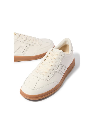 East Pacific Trade Santos Sneakers, Deri, Ortopedik Tabanlı Günlük Spor Ayakkabı Krem