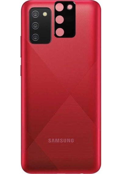 Galaxy A02S Zore 3D Kamera Camı Siyah