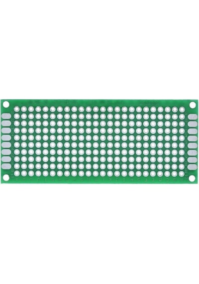 Koodmax 5 Adet 3x7cm Proto Pcb Delikli Pertenaks Prototip Deney Kartı Delikli Plaket Pertinaks