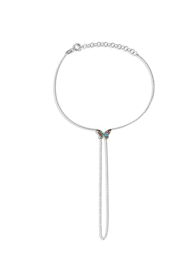 Argentum Concept - Kelebek Motifli Gümüş Şahmeran - B057701 Gümüş