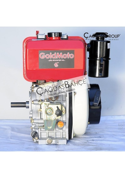 Goldmoto Gm186Fae-B Dizel Motor 10 Hp Marşlı Krank Mili Kamalı