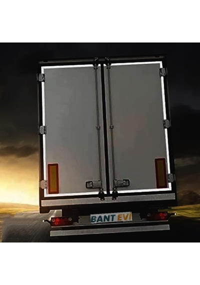Bant Evi Reflektif Bant Beyaz 5cmx5mt Reflektör Bant Beyaz İkaz Bandı 5cm X 5m