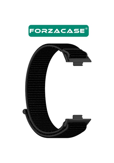 Forzacase Huawei Watch Fit 3 İle Uyumlu Hasır Örgü Cırtlı Kordon Kayış - Fc1056