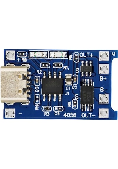 Tp4056 Type-c Usb Lityum Pil Şarj Modülü 5v 1a Li-ıon Şarj Kart