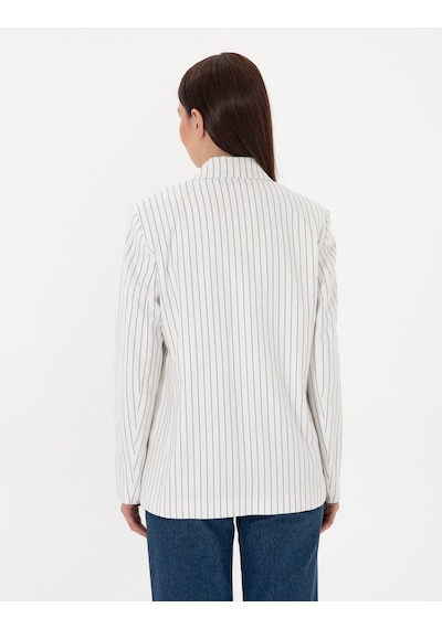 Pierre Cardin Kadın Ekru Ceket 50300067-vr019
