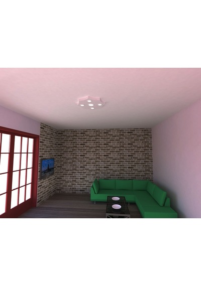 Motifpiyer Tavan Spot Göbek Tsg-Duz-Sekingen-56Cm Çap