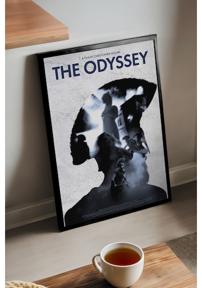 The Odyssey Siyah Ahşap Çerçeveli Poster, Dekoratif Film Duvar Tablosu