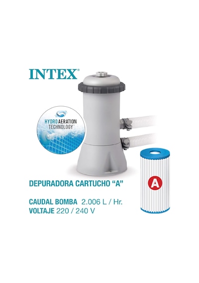 İntex 26790 Dikdörtgen Prefabrik Aile Havuzu 400x200x122cm Merdiven Ve 220v Filitreli Set