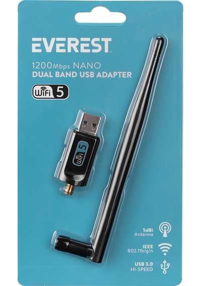 Everest Ewn-Ac1200 2T2R Usb 3.0 Kablosuz Adaptör