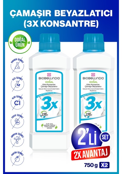 Çamaşır Beyazlatıcı 3x 2'li Set Diğer