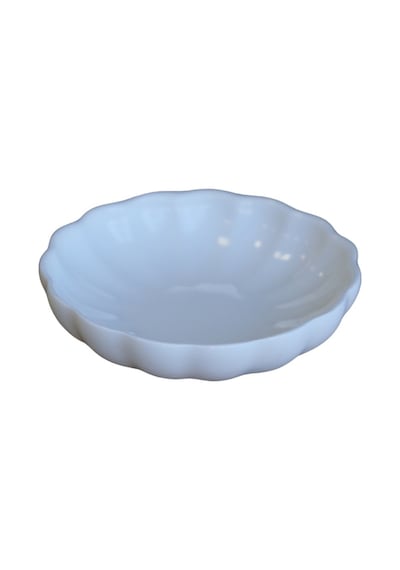 Kütahya Porselen Bone Luz Krem Kase 8cm Tekli Bnlzf08ks00 krem