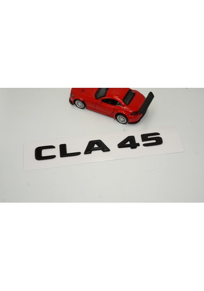 CLA 45 Bagaj Parlak Siyah ABS 3M 3D Yazı Logo
