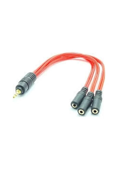 Bolsat Ses Kablosu 1 Jak Erkek - 3 Jak Dişi 3.5 Mm