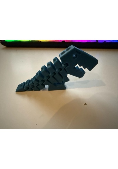 Hareketli Tyrannosaurus Rex Dinazor Modeli 12 Cm Ufak Boy Siyah Renk Pla Malzeme Balık