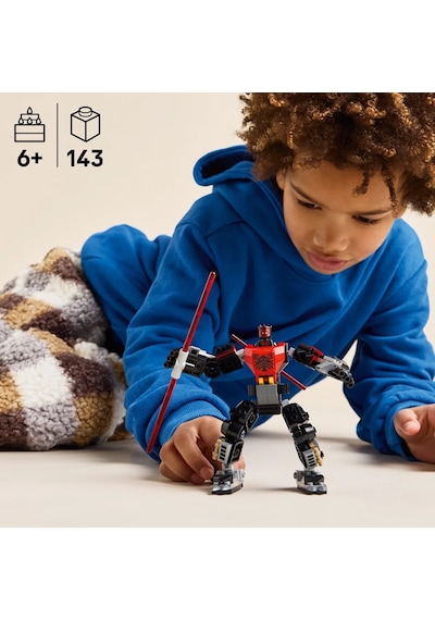 LEGO® Star Wars: Klon Savaşları Darth Maul™ Robotu 75411 - 6 Yaş ve Üzeri Çocuklar için Yaratıcı Oyuncak Yapım Seti (143 Parça)