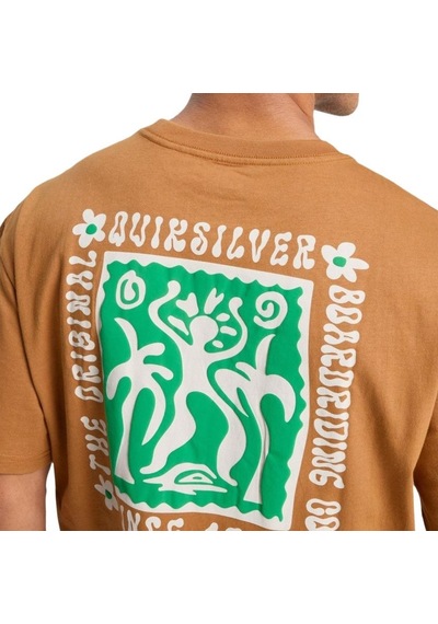 Quiksilver Serenity Splash Erkek Kahverengi Tişört Eqyzt08300
