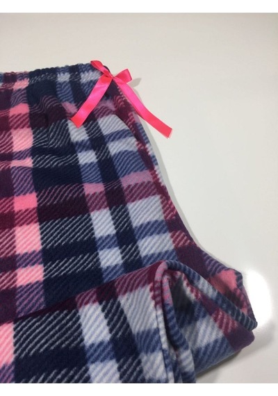 Cepsiz Kışlık Polar Kadın Pijama Altı Je6 Lacivert