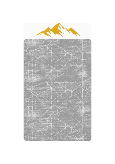 Modern Desenli Dijital Baskı Kaymaz Taban Halı H1038 Renkli