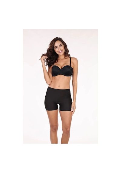 Fit Women Lazer Kesim Yüksek Bel ı Şort Korse 4403 Siyah