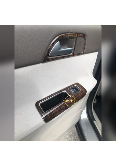 Volvo S40 Özel desen Koyu Meşe Full set,Torpido Maun Kaplama,Konsol Kaplama (Koyu Meşe)
