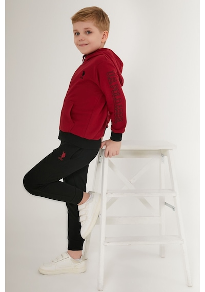 U.s. Polo Assn With Pockets Bordo Erkek Çocuk Eşofman Takımı U.s. Polo Assn With Pockets Bordo Erkek Çocuk Eşofman Takımı