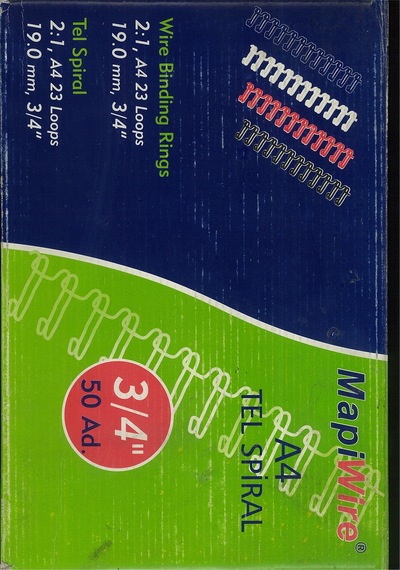 Mapiwire-3 - 4 Kutu Tel Beyaz 50 Ad. Paket