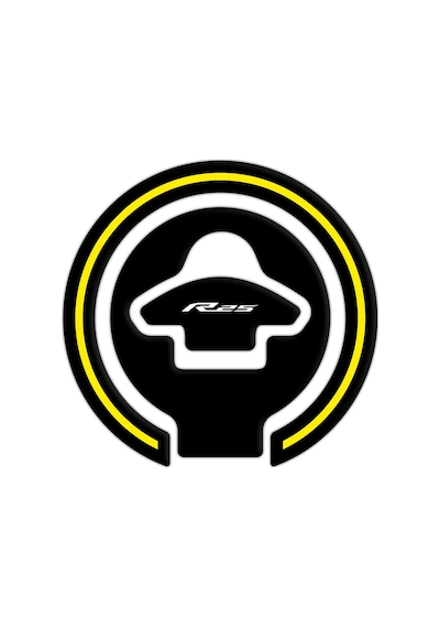Gp Kompozit Yamaha R25 2015-2018 Uyumlu Tank Pad Seti Sarı