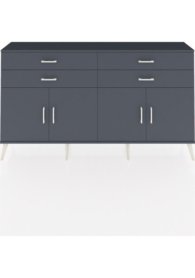 Arges Konsol 2 Raflı 4 Çekmeceli 8 Kapaklı 176x30x99 Antrasit-ant Antrasit-antrasit Arges Konsol 2 Raflı 4 Çekmeceli 8 Kapaklı 176x30x99 Antrasit-ant Antrasit-antrasit