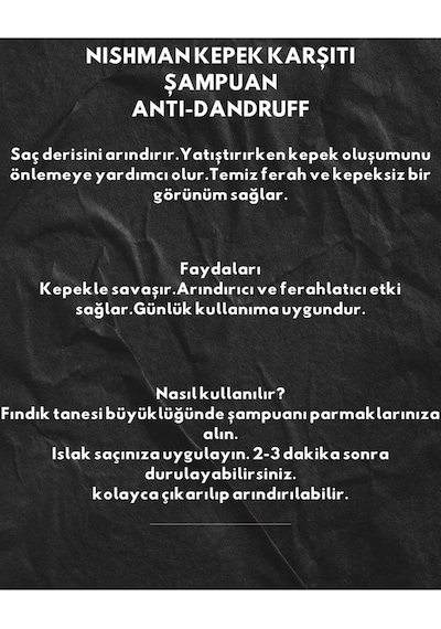 Kepek Karşıtı Şampuan Antı-dandruff 480 Ml