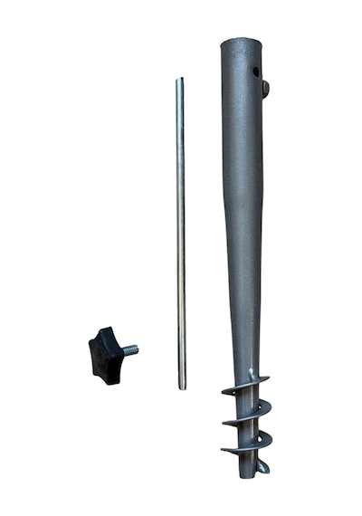 Şemsiye Kazığı Aparatı 44 CM Gri